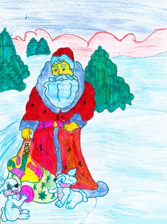 Immagini Natale Ucraino.In Occasione Del Natale Abbiamo Ricevuto Dagli Alunni Della Scuola Di Univ Numerosi Disegni E Cartoline Di Auguri Che Pubblichiamo In